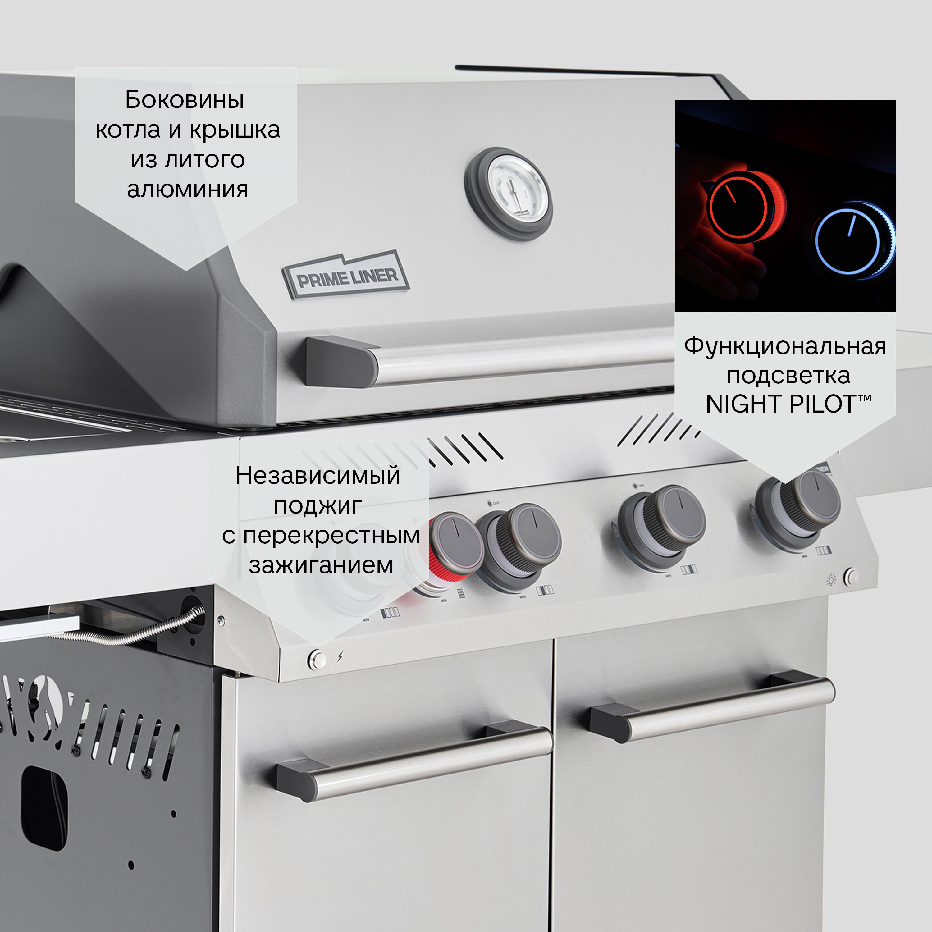 Газовый гриль Primeliner S Class 4B Basic